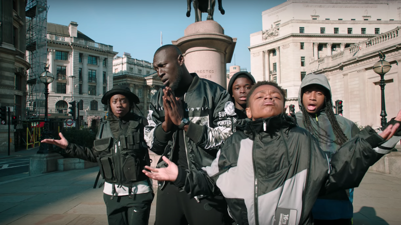 Stormzy is back with the "Vossi Bop" Music Video